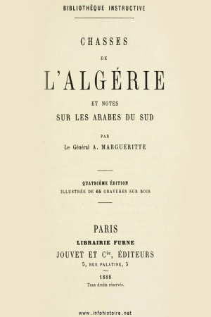 CHASSES DE L'ALGÉRIE ET NOTES SUR LES ARABES DU SUD